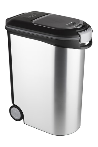 Conteneur à croquettes à roulettes - 54 l