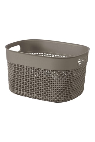 Panier - 27 x 22 x 15 cm - Marron