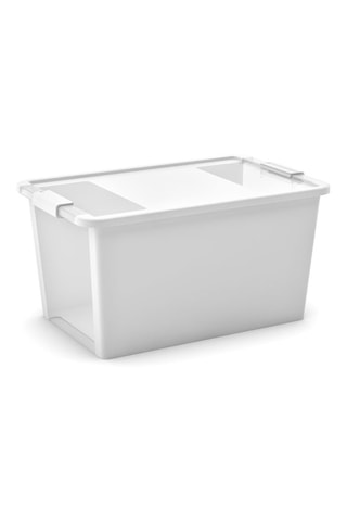 2 x Boîte de rangement Bi Box - 40 l - Blanc