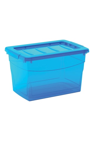 2 x Boîte de rangement - 30 l - Bleu clair