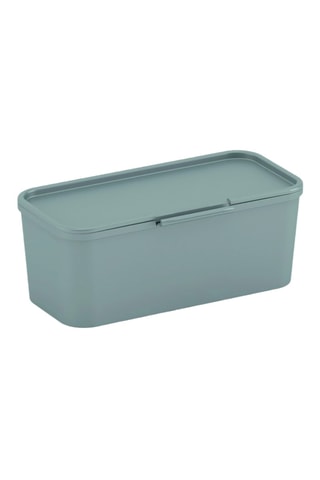 2 x Boîte de rangement - 9,5 x 20 x 8 cm - Jaune