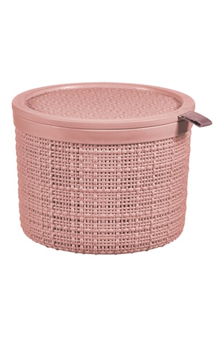 2 x Boîte de rangement - 2 l - Rose