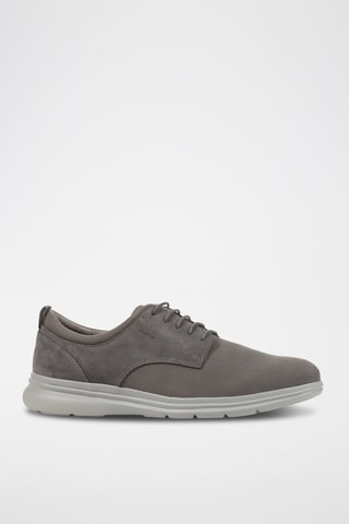 Derbys en nubuck Sirmione - Gris clair