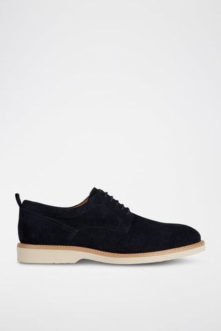 Derbys en nubuck Spherica - Bleu marine