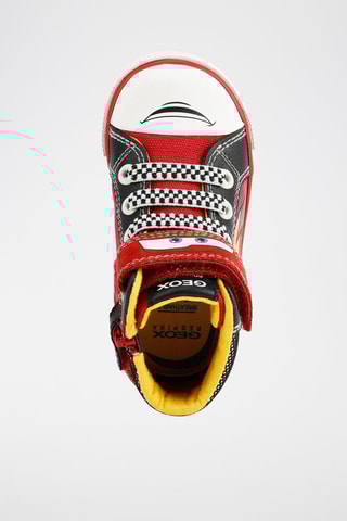 Tennis montantes Kilwi Flash McQueen Cars Disney Pixar - Rouge et noir