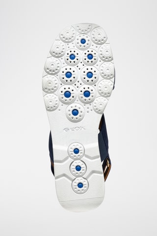 Sandales à talons compensées en nubuck Spherica Ec6 - Bleu