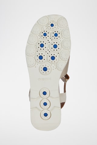 Sandales compensées en cuir Spherica Ec6 - Beige