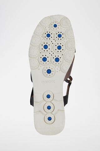 Sandales à talons compensées en cuir Spherica Ec6  - Noir