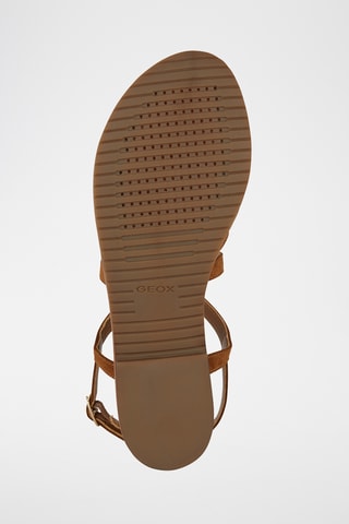 Sandali in pelle scamosciata Sozy - Marrone