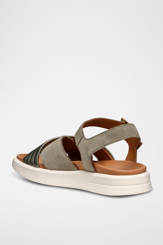 Sandali in pelle scamosciata Xan2S - Kaki