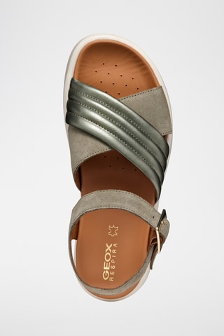 Sandali in pelle scamosciata Xan2S - Kaki