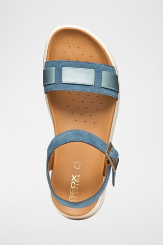 Sandales en nubuck Xan2.1S - Bleu