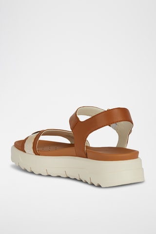 Sandales en cuir Xan2.1S  - Marron