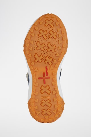 Sandali con tacco in pelle scamosciata Sorapis + Grip  - Blu