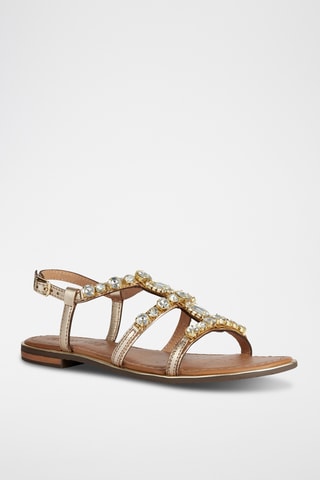 Sandali in pelle Sozy Plus  - Dorato