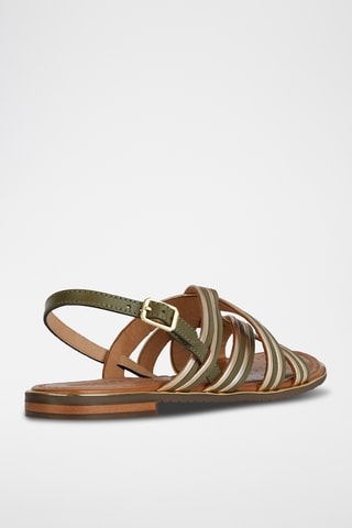 Sandali in pelle Sozy Plus - Kaki