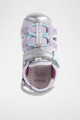 Sandali Gasim  - Argentato e lilla