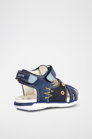 Sandales en cuir Delhi - Bleu