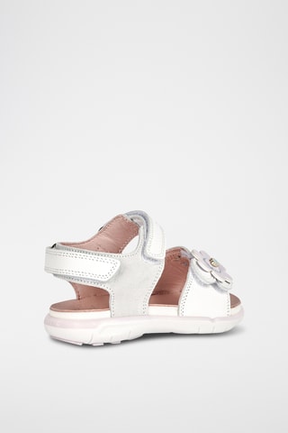 Sandales en cuir Delhi - Blanc