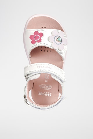 Sandales en cuir Delhi - Blanc