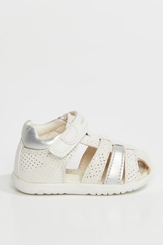 Sandales en nubuck Macchia - Blanc