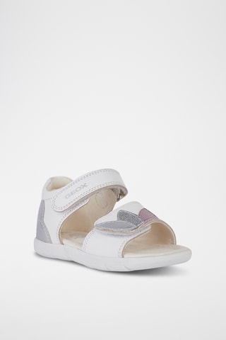 Sandales en cuir Alul - Blanc