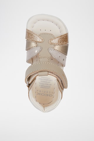 Sandales montantes en cuir Alul  - Beige