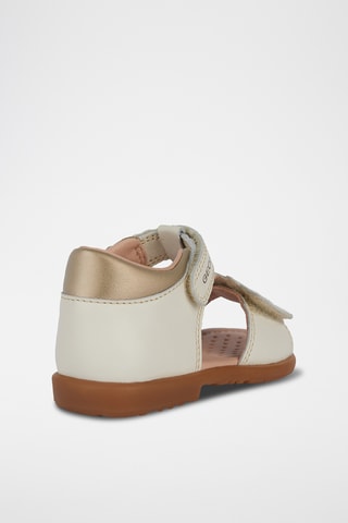 Sandales en cuir Verrea  - Ivoire