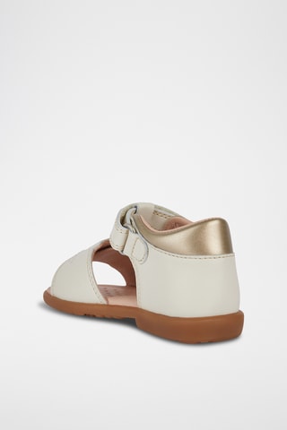 Sandales en cuir Verrea  - Ivoire