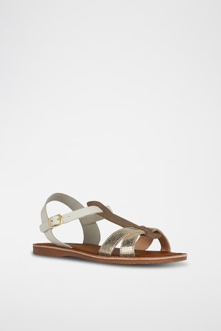 Sandales en cuir Eolie - Ivoire