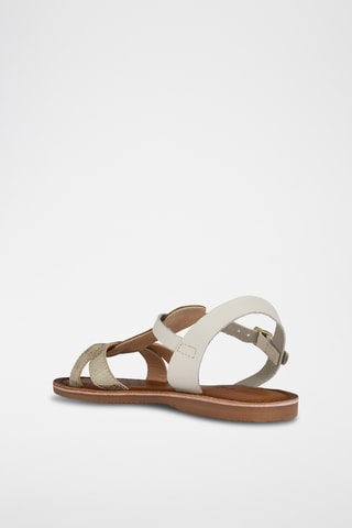 Sandales en cuir Eolie - Ivoire