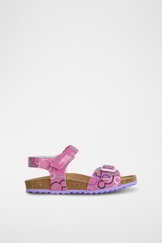 Sandales compensées Adriel  - Fuchsia