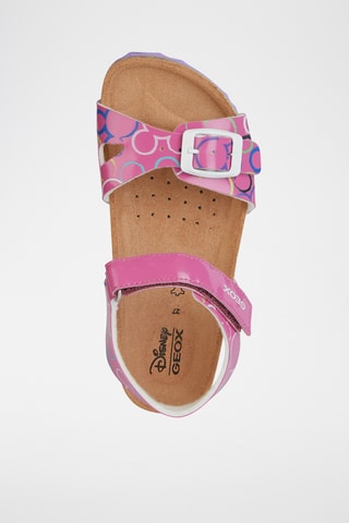 Sandales compensées Adriel  - Fuchsia