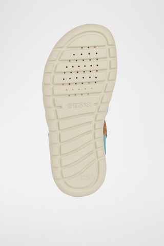 Sandales en cuir  Soleima - Turquoise