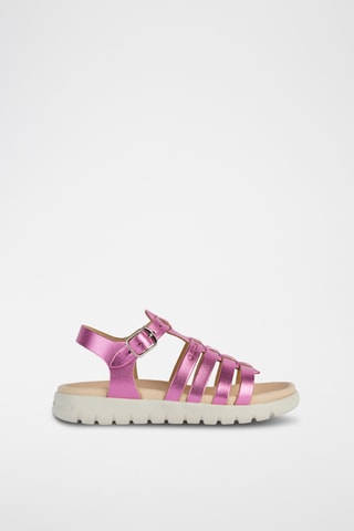 Sandales en cuir  Soleima - Fuchsia