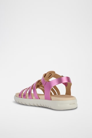 Sandales en cuir  Soleima - Fuchsia