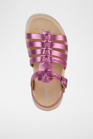 Sandales en cuir  Soleima - Fuchsia
