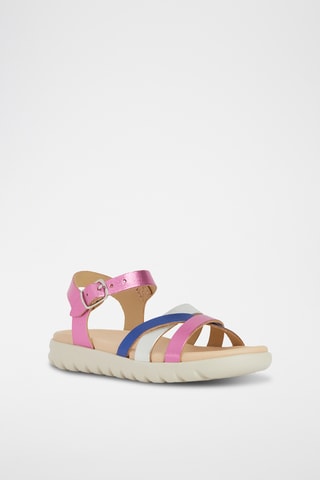 Sandales en cuir  Soleima - Fuchsia