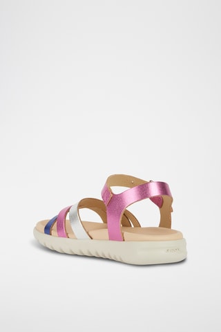 Sandales en cuir  Soleima - Fuchsia