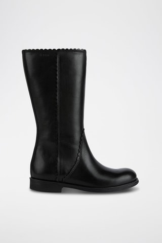 Bottes en cuir Agata - Noir