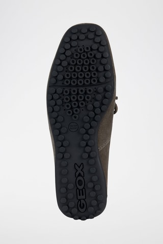 Mocassins en nubuck Snake - Gris foncé