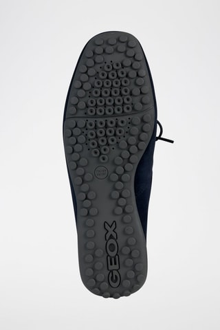 Mocassins en nubuck Snake - Bleu marine