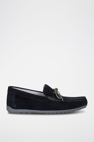 Mocassins en nubuck Tivoli - Bleu marine