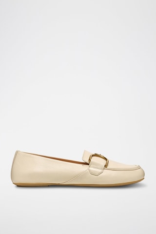 Mocassins en cuir - Beige