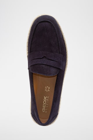 Mocassins en nubuck Ostuni  - Bleu marine