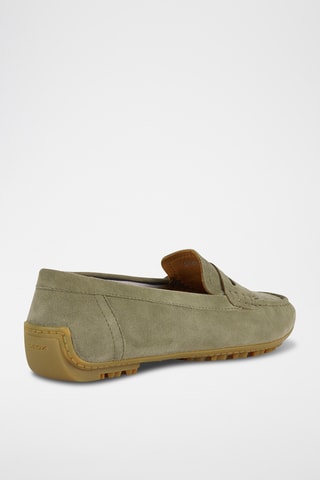Mocassins en nubuck Kosmopolis + Grip  - Vert