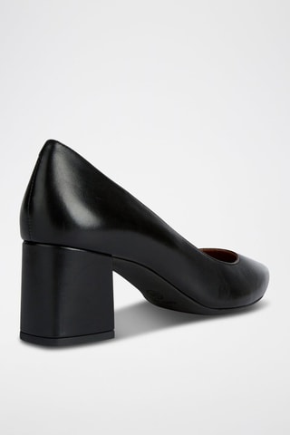 Escarpins en cuir de mouton nappa Bigliana - Noir