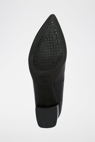 Escarpins en cuir de mouton nappa Bigliana - Noir