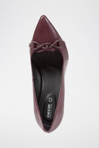 Escarpins en cuir nappa d'agneau Faviola - Bordeaux
