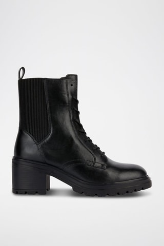 Bottines en cuir Damiana - Noir